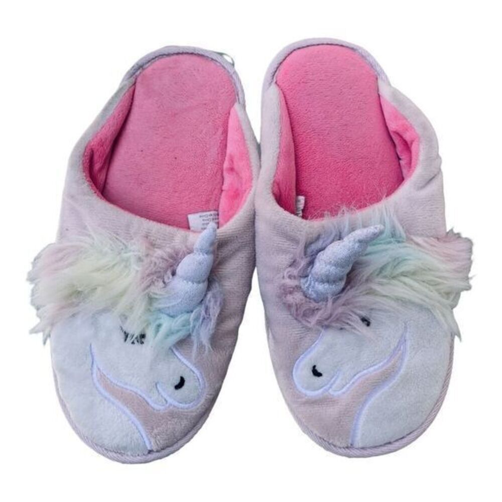 Secret Treasures Unicorn Slippers Size 5-6